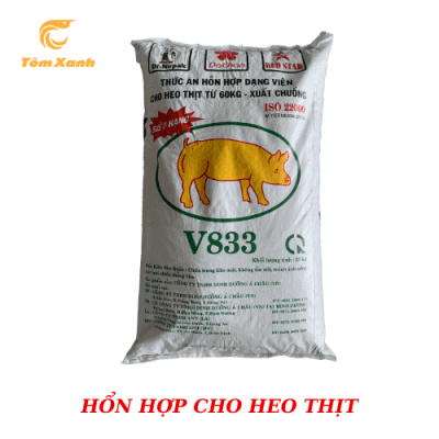 THỨC ĂN HH CHO HEO THỊT TỪ 60Kg - XUẤT CHUỒNG V833