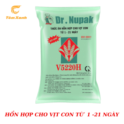 HỔN HỢP CHO VỊT CON TỪ 1 - 21 NGÀY V5220H