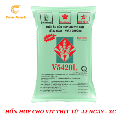 HỔN HỢP CHO VỊT THỊT TỪ 22 NGÀY - XUẤT CHUỒNG